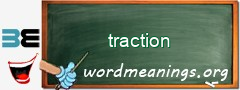 WordMeaning blackboard for traction